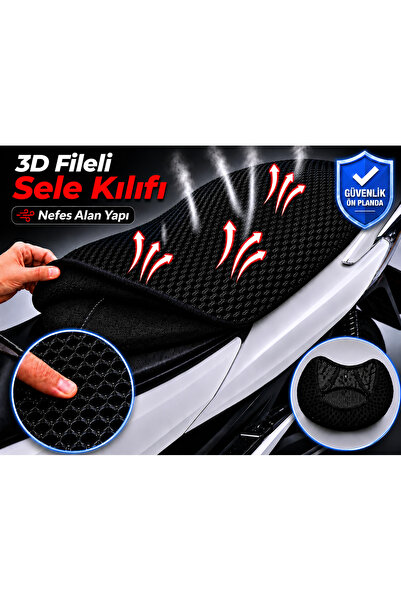 Vi Caro Husa scaun motocicletei Mondial Speedy 110 Husa scaun cu plasa 3D Pro...