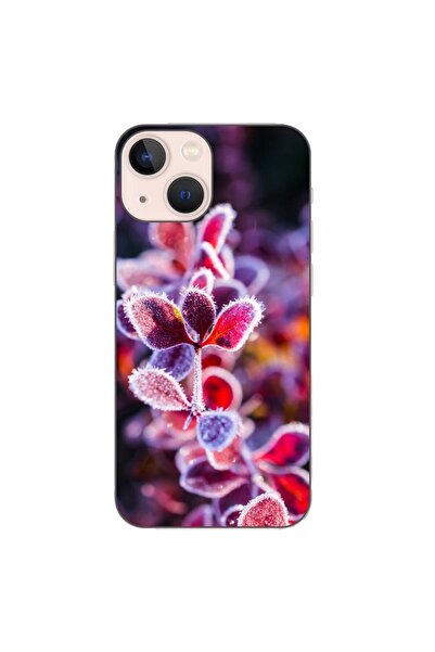 OEM Husa compatibila cu Apple iPhone 13 Mini Silicon Gel Tpu Model Flori Ingh...