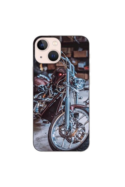 OEM Husa compatibila cu Apple iPhone 13 Mini Silicon Gel Tpu Model Harley Garage