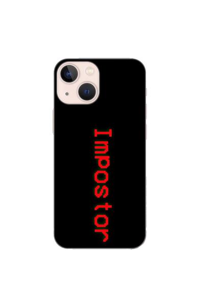 OEM Husa compatibila cu Apple iPhone 13 Mini Silicon Gel Tpu Model Among Us I...