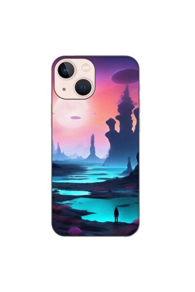 OEM Case compatible with Apple iPhone 13 Mini Silicone Gel Tpu Model Mystic P...