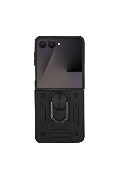 Sonique Θήκη Ring Armor CamPro για Samsung (Large Hole) Galaxy Z Flip 7 Μαύρο