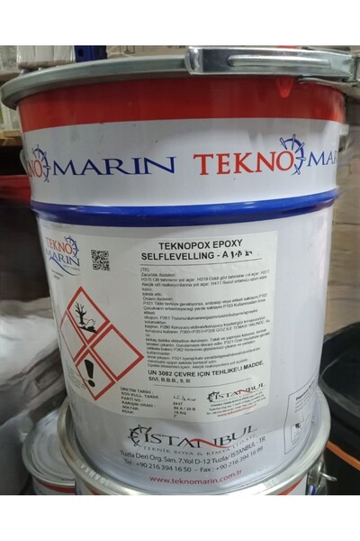 teknomarin Selflevelling Zemin Epoksi 1036 Stone Gray 3Kg.