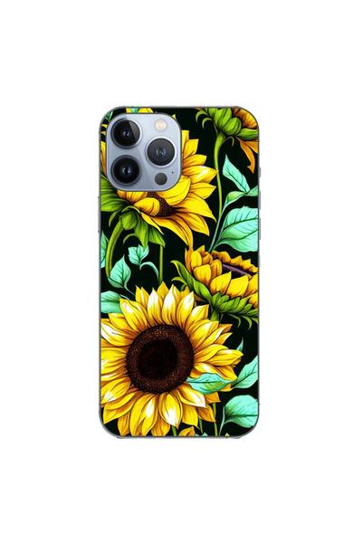 OEM Husa compatibila cu Apple iPhone 13 Pro Max Silicon Gel Tpu Model Floarea...