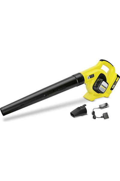 Karcher cordless leaf blower LBL 2 Battery Set, 18 Volt (yellow / black, Li-I...