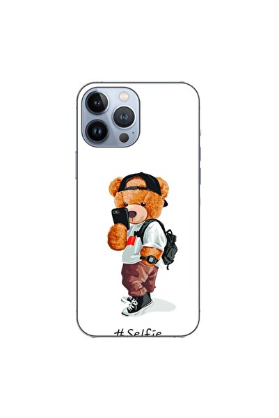 OEM Husa compatibila cu Apple iPhone 13 Pro Max Silicon Gel Tpu Model Bear Te...