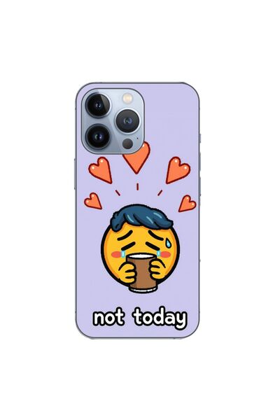 OEM Husa compatibila cu Apple iPhone 13 Pro Silicon Gel Tpu Model Not Today