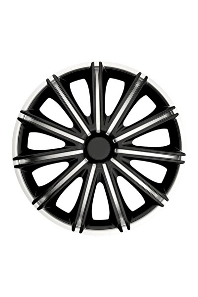 AUTOMAX Set capace roti 14 inch Argo Nero, Argintiu si Negru