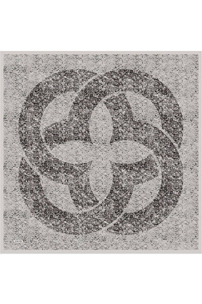 Aker Light Gray 90X90 Silk Twill Scarf