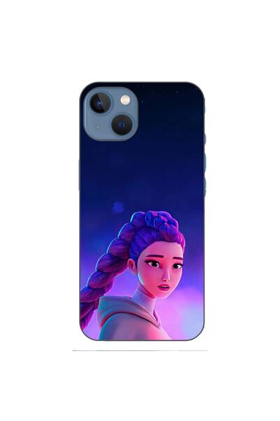OEM Husa compatibila cu Apple iPhone 13 Silicon Gel Tpu Model KPop Demon Hunt...