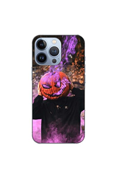 OEM Калъф, съвместим с Apple iPhone 13 Pro, силиконов гел TPU, с шарка на лил...