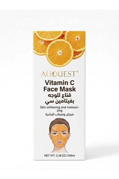 Auquest Oquest Vitamin C Face Mask – 100 ml | Radiance, Refreshment, and Inte...
