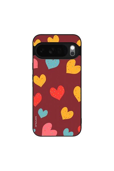 Sonique Θήκη Heart Series για Google Pixel 10 Pro XL 5G Μπορντώ
