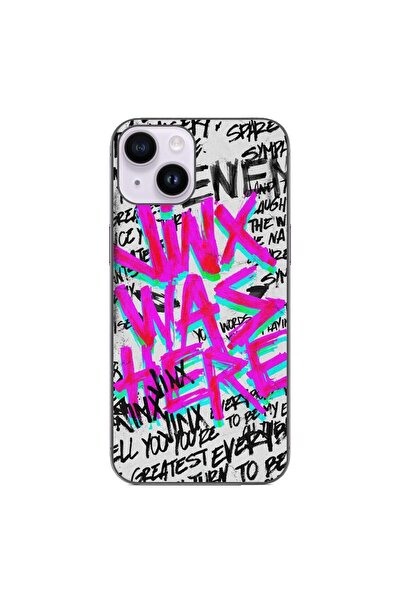OEM Husa compatibila cu Apple iPhone 14 Silicon Gel Tpu Model Jinx Was Here