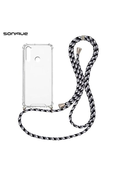 Sonique Θήκη Σιλικόνης με Κορδόνι Armor Clear Xiaomi Redmi Note 8 / Redmi Not...