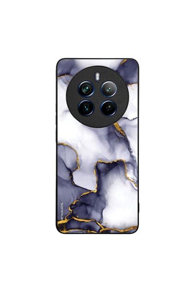 Sonique Θήκη Marble Series για Realme 12 Pro 5G / Realme 12 Pro Plus 5G Μωβ Γκρι