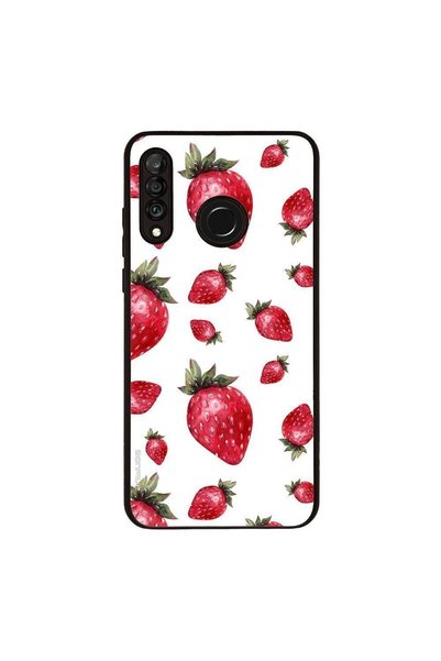 Sonique Θήκη Fruit Series για Huawei P30 Lite Φράουλα 01