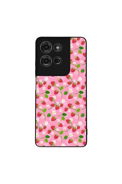 Sonique Θήκη Fruit Series για Motorola Moto G75 5G Φράουλα