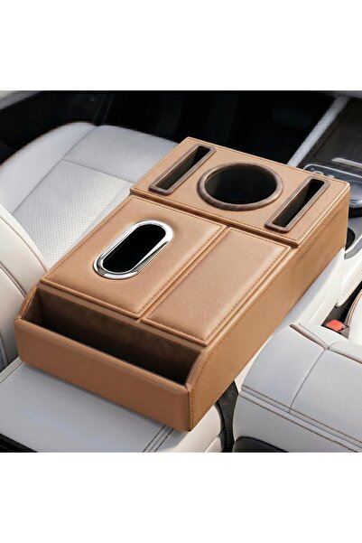 Auto Family FZE Car Armrest Box Storage Booster Pad – Multifunctional Console...