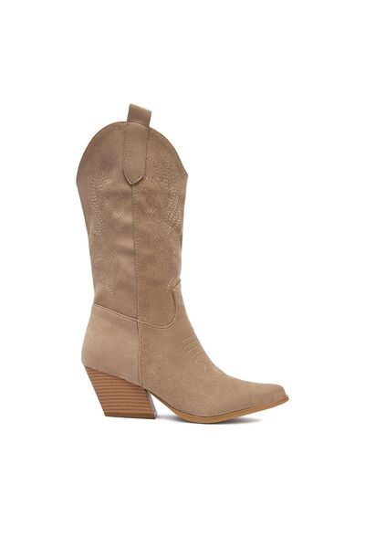 DeeZee Cizme cowboy de damă 8555A Bej