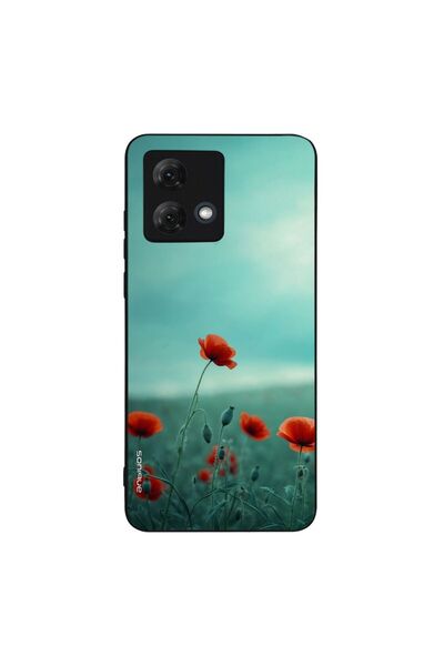 Sonique Θήκη Sunset in Eden Series για Motorola Moto G84 5G Scarlet Poppy