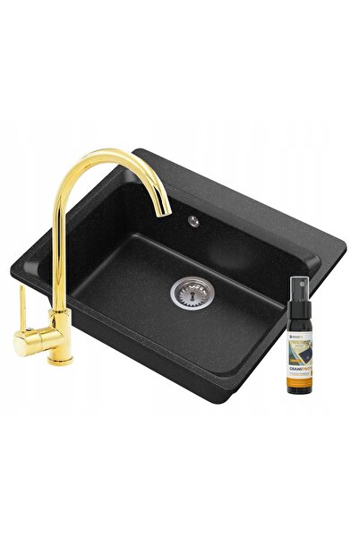 Granitan Set chiuveta granit ZANTE si baterie BETA, bol adanc 20 cm