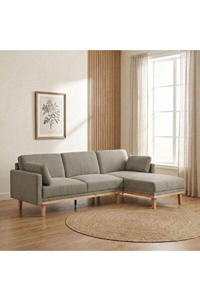 Danube Home Tavo Reversible Corner Fabric Sofa | L-Shape Convertible Sleeping...