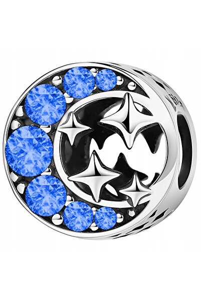Larezo pandantiv, element decorativ, Model Semiluna Cu Stele Zirconiu Cubic A...