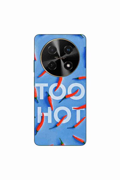 OEM Husa compatibila cu Huawei Nova 12i Silicon Gel Tpu Model Mesaj Too Hot