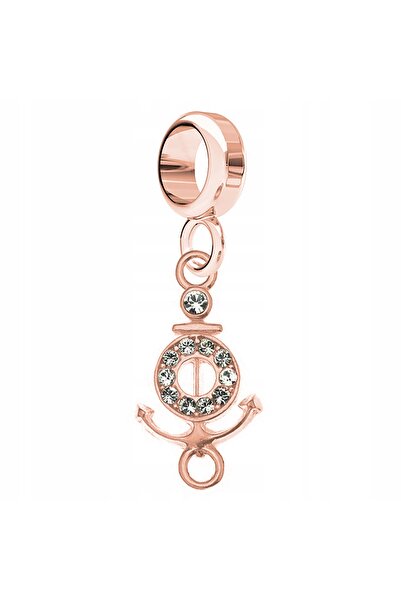 Larezo pandantiv, element decorativ, Model Ancora Auriu Roz, Anchor, Inaltime...