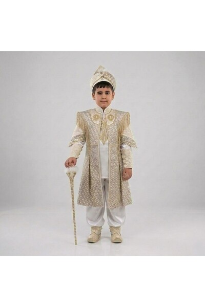 Ceyyiz Luxury Şehzade Circumcision Dress Complete Set with Asalı Çarıklı