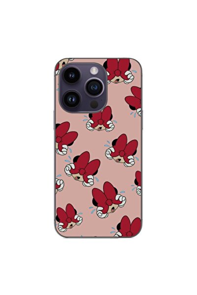 OEM Husa compatibila cu Apple iPhone 15 Pro Silicon Gel Tpu Model Minnie Patt...