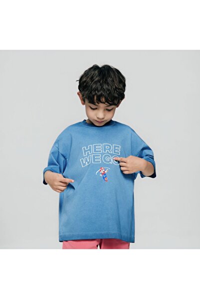 Giordano Kids Super Mario 3G Oversize Print Tee