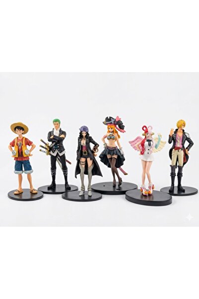 Genel Markalar Robin One Piece 6lı Anime Figür Set 779L