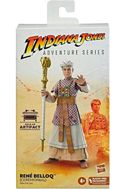 Hasbro Games Φιγούρα δράσης Ιντιάνα Τζόουνς Ρενέ Μπελόκ για παιδιά 4+ ετών, 1...
