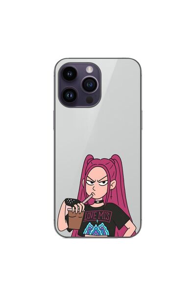 OEM Husa compatibila cu Apple iPhone 14 Pro Max Model KPop Demon Hunters Seri...