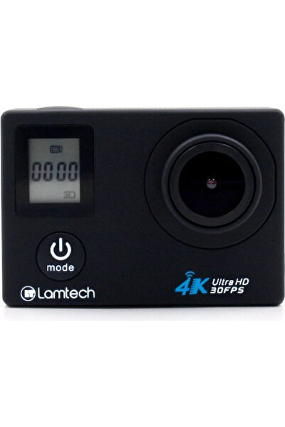 Lamtech LAM021615 Κάμερα Δράσης 4K Ultra HD Υποβρύχια (με θήκη) και Wi-Fi Μαύρη