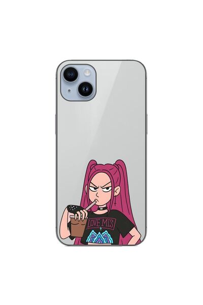 OEM Husa compatibila cu Apple iPhone 14 Plus Silicon Model KPop Demon Hunters...