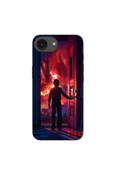 OEM Θήκη συμβατή με Apple iPhone 16e, από σιλικόνη gel TPU, μοντέλο Stranger ...