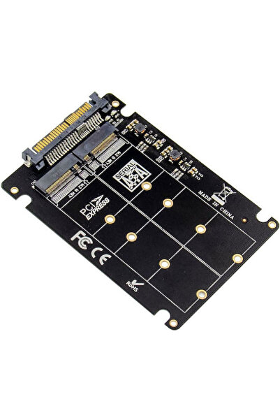 POWERTECH Κάρτα επέκτασης U.2 2.5 " σε M.2 B & M NGFF Μαύρο (ST526)