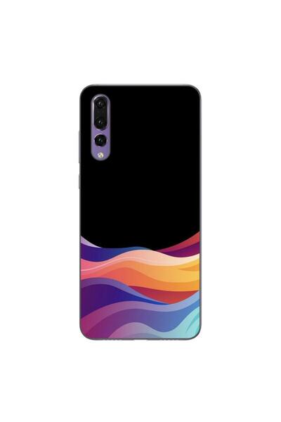 OEM Husa compatibila cu Huawei P20 Pro Silicon Gel Tpu Model Neon Waves