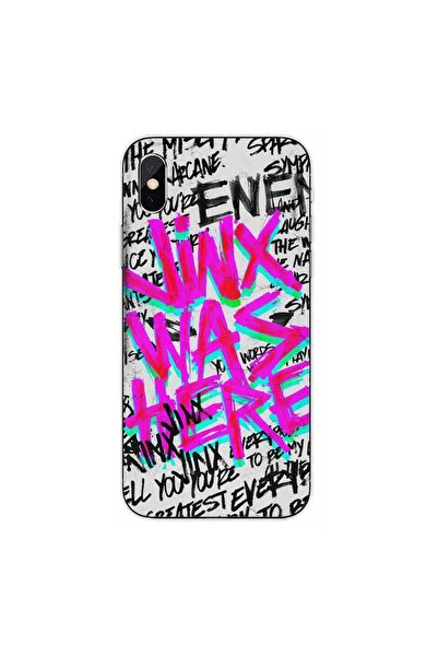 OEM Husa compatibila cu Apple iPhone XS Silicon Gel Tpu Model Jinx Was Here