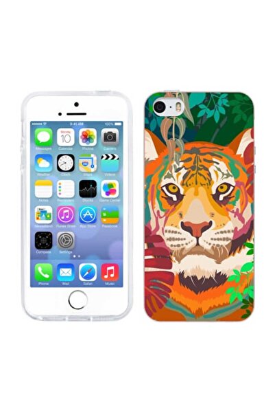 OEM Husa compatibila cu Apple iPhone 5S, iPhone 5 Silicon Gel Tpu Model Desen...