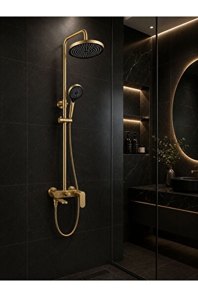 Radinavico Shower column, faucet included, brass