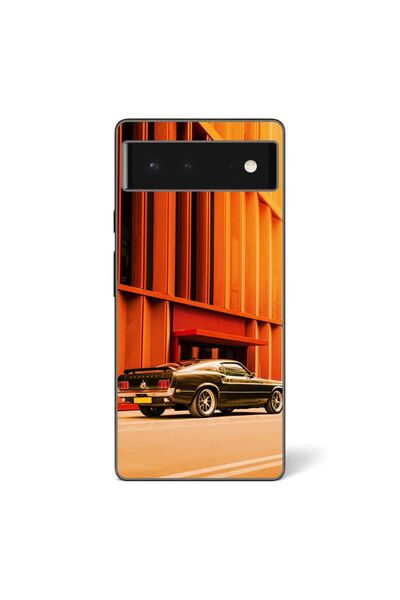 OEM Husa compatibila cu Google Pixel 6 Silicon Gel Tpu Model Mustang Sunset