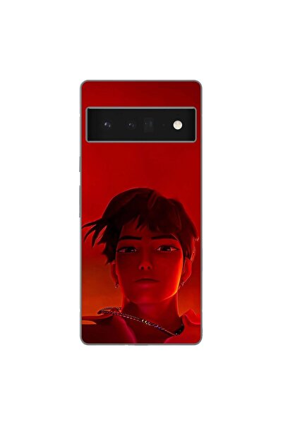OEM Husa compatibila cu Google Pixel 6 Pro Silicon Gel Tpu Model KPop Demon H...