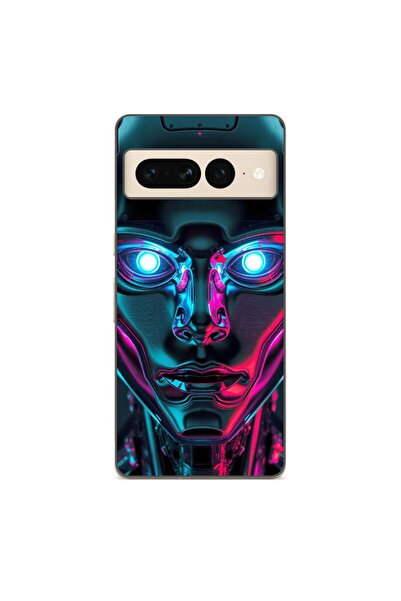 OEM Θήκη συμβατή με Google Pixel 8 Pro Σιλικόνης Gel TPU Μοντέλο Chrome Humanoid