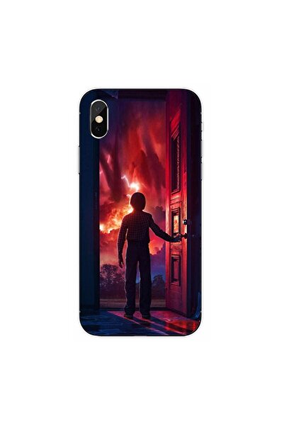 OEM Θήκη συμβατή με Apple iPhone XS από Σιλικόνη Gel TPU, Σχέδιο Stranger Thi...
