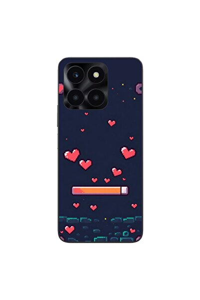 OEM Husa compatibila cu Honor X6a Silicon Gel Tpu Model Pixelated Healthbar