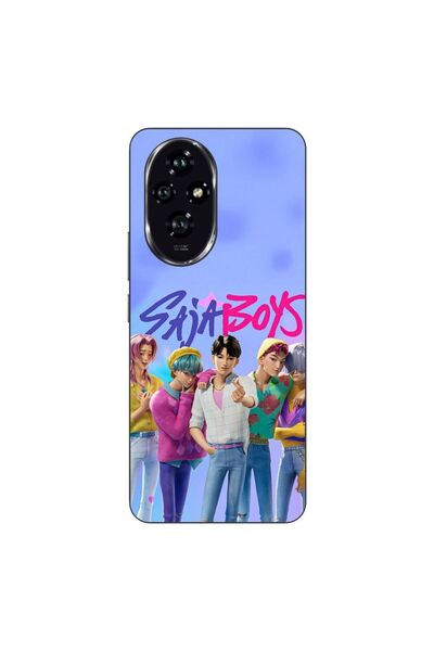 OEM Husa compatibila cu Honor 200 Silicon Gel Tpu Model KPop Demon Hunters Sa...